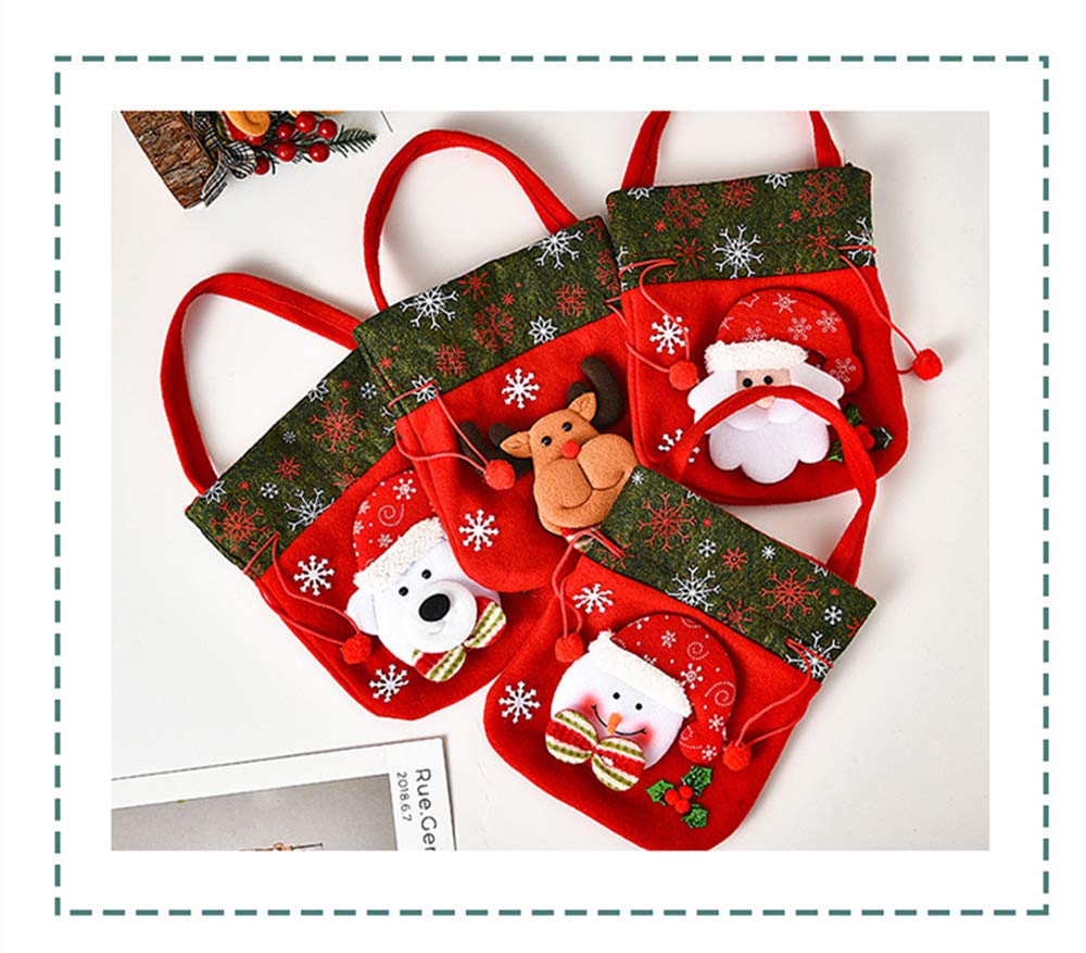 Amazon | SYOUHOKU 3枚 クリスマス 袋 クリスマス飾り サンタクロース