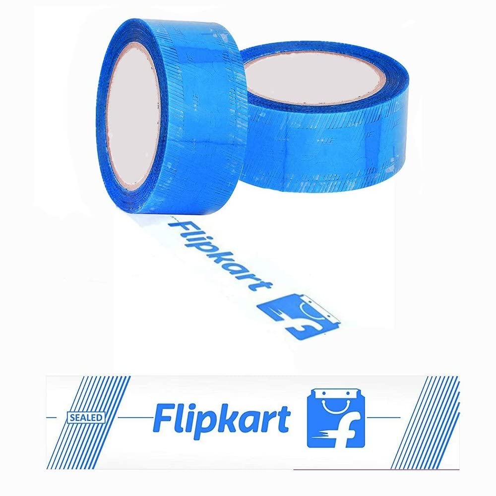 Branded Packaging Tapes 48 mm Flipkrt Packing Tape Flipkat Watermark Ultra Strong Sticky Adhesive Packing and Shipping Cello Tape (PACK OF 18)