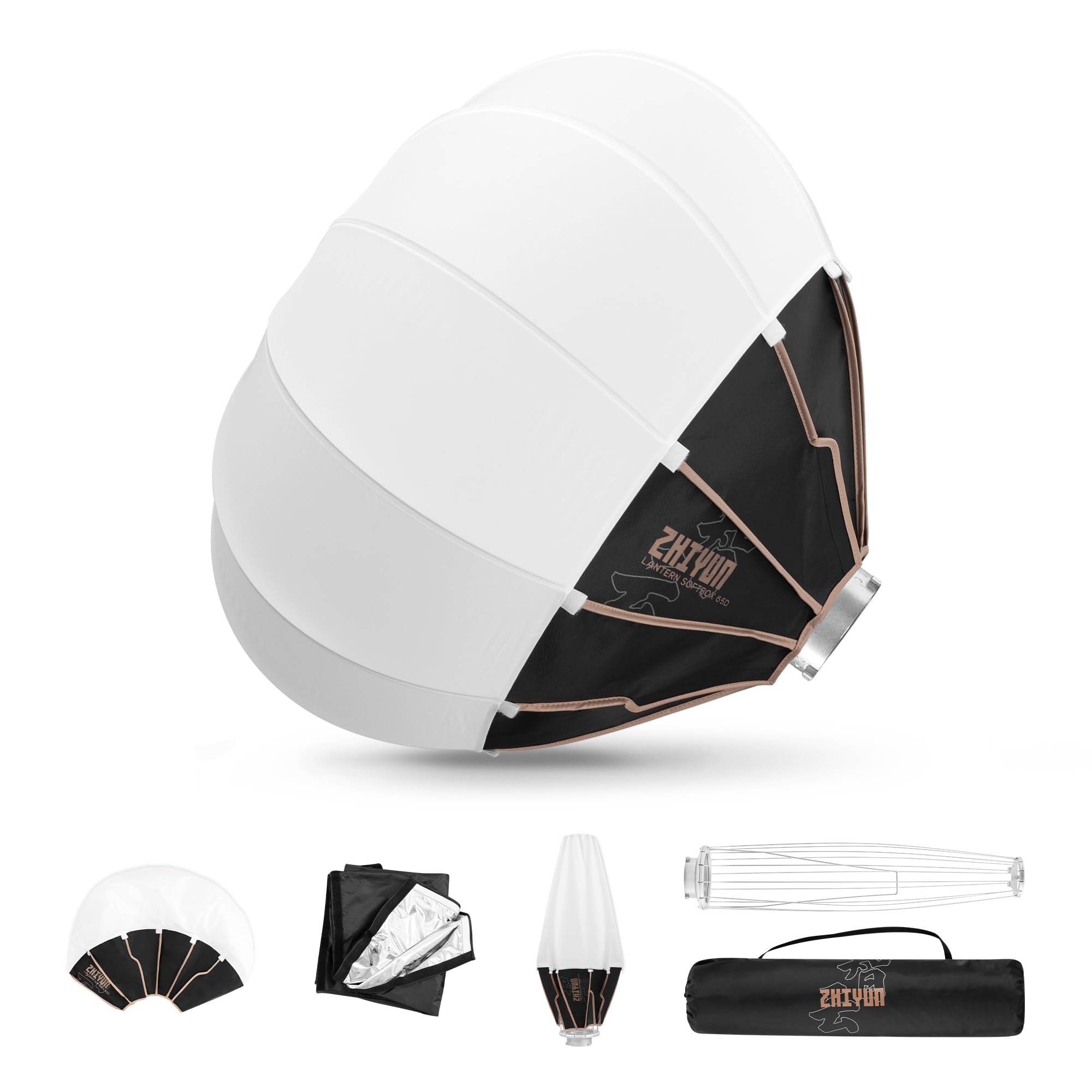 Amazon.com : ZHIYUN 25.5inch/65cm/2.1ft Lantern Softbox with