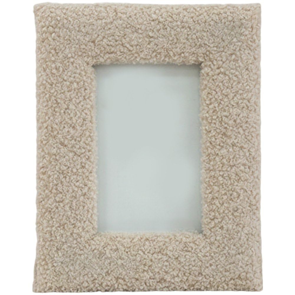Cadre photo rectangulaire en peluche mignonne pour déco