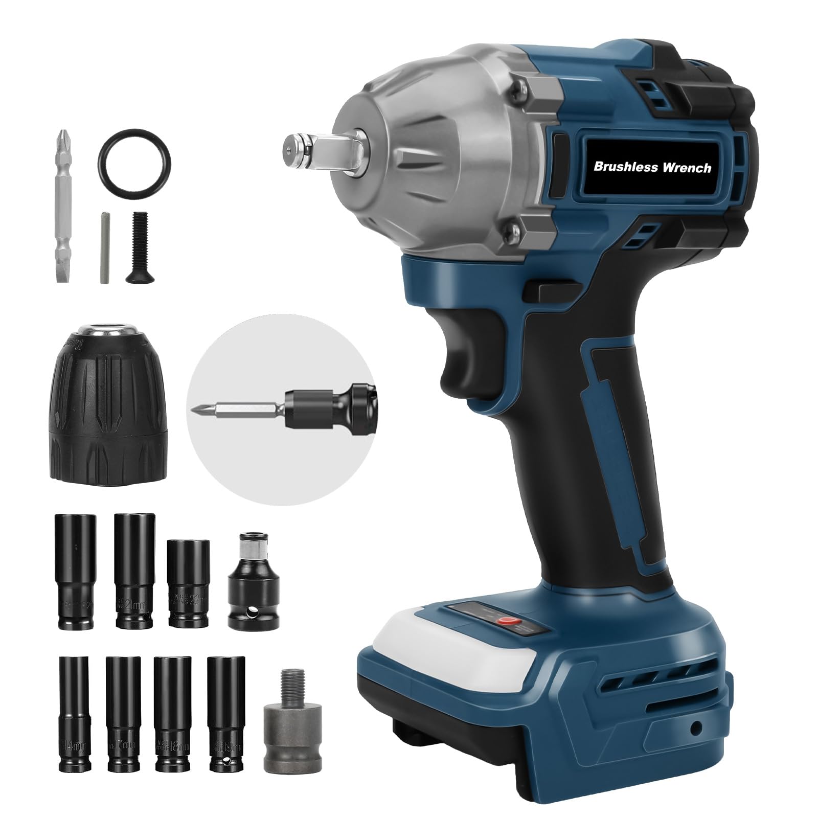 panthem Akku Schlagschrauber kompatibel mit bosch GBA 18V (ohne Akku)
