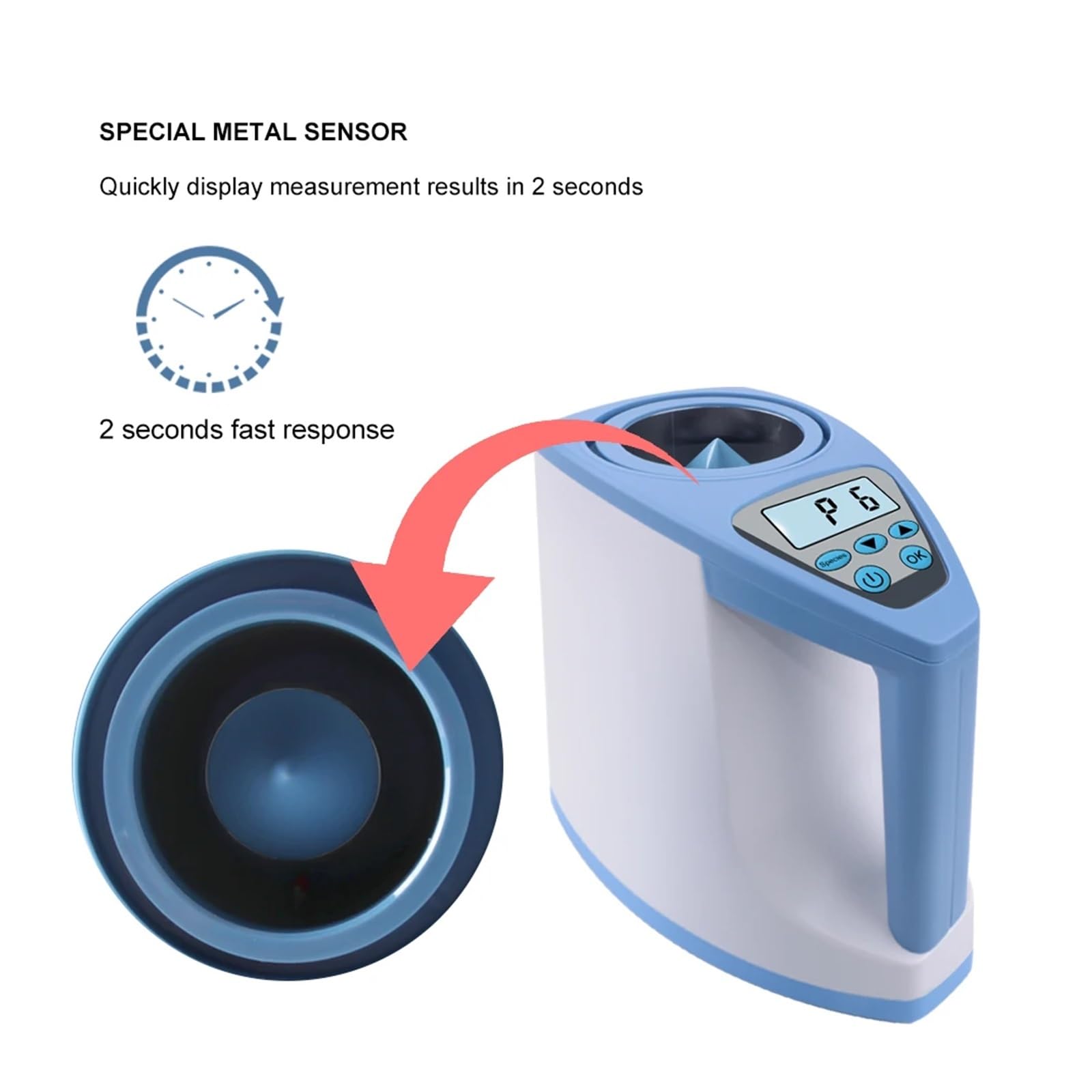 pour Bois, Bois de Chauffage, Murs, matériaux de Construction Détecteur Automatique d'humidité LDS-1G avec ATC LCD numérique 3-35% testeur d'hygromètre for Grains de maïs, Riz et blé