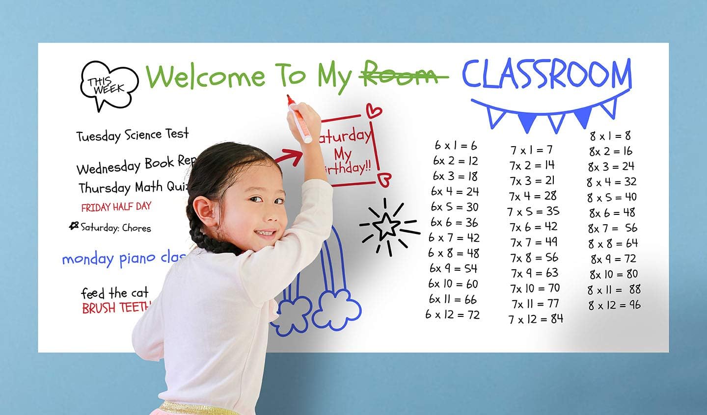 Prоmо 40% оƒƒ Wizard Wall Instant Whiteboard, Repositionable Dry Erase Surface, 27.5” x 40’ Roll Bеѕt Dеаl 🛒 Wizard Wall Instant Whiteboard, Repositionable Dry Erase Surface, 27.5” x 40’ Roll