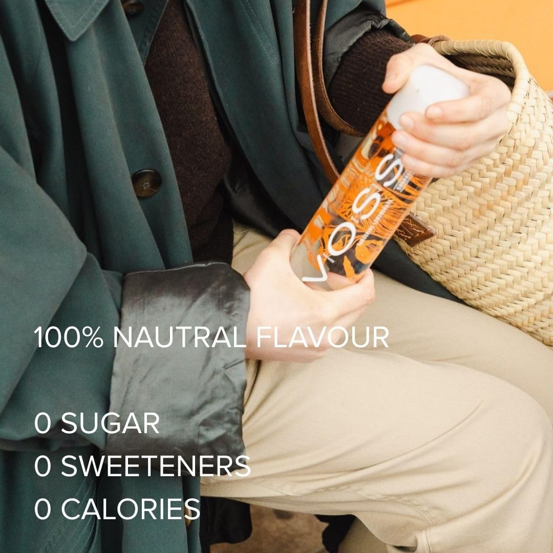 Voss Water Tangerine Lemongrass 375 ml, natürlich-fruchtiger Geschmack, 12er Pack (Einweg, 12 x 375 ml)