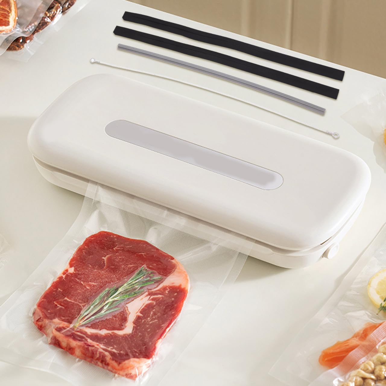 Kit De 4 Accessoires Pour Scelleuse Sous Vide - Joint Silicone Et Mousse + Fil Chauffant - Réparation Facile
