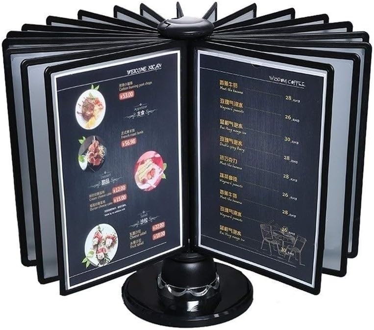 Desktop Flip Display Folder With Builtin Desk Organizer10 and 20