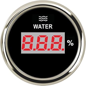 Amazon | 燃料レベルゲージ 52mm 水位計 2インチ マリン