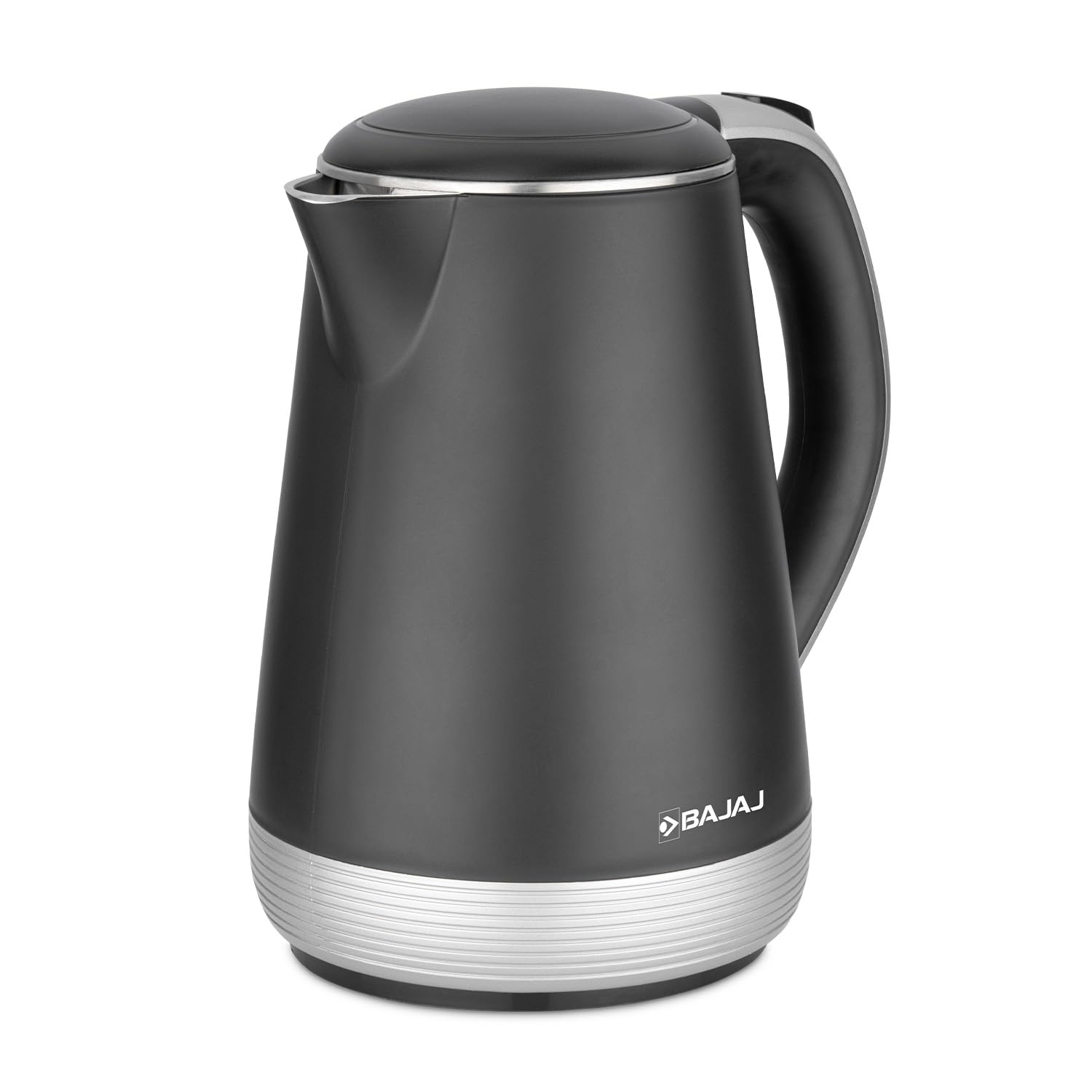 Bajaj KTP 1.7 Ltr Electric Kettle For Hot Water|1600W Double Walled Hot Water Kettle|360° Swivel Base With Cord Storage|On-Off Switch With Indicator|Dry Boil Protection|2 Year Warranty By Bajaj|Silver (B0C861YHPT) Amazon Price History, Amazon Price Tracker