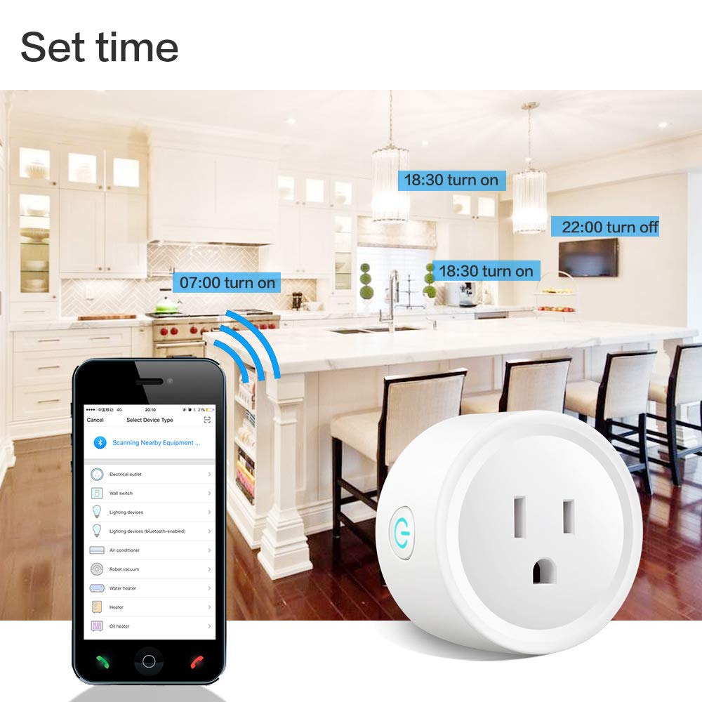 Zigbee Smart Plug Outlet Compatible with Alexa Google Assistant App and Voice Control ZigBee Hub Required UK 10A — view 3