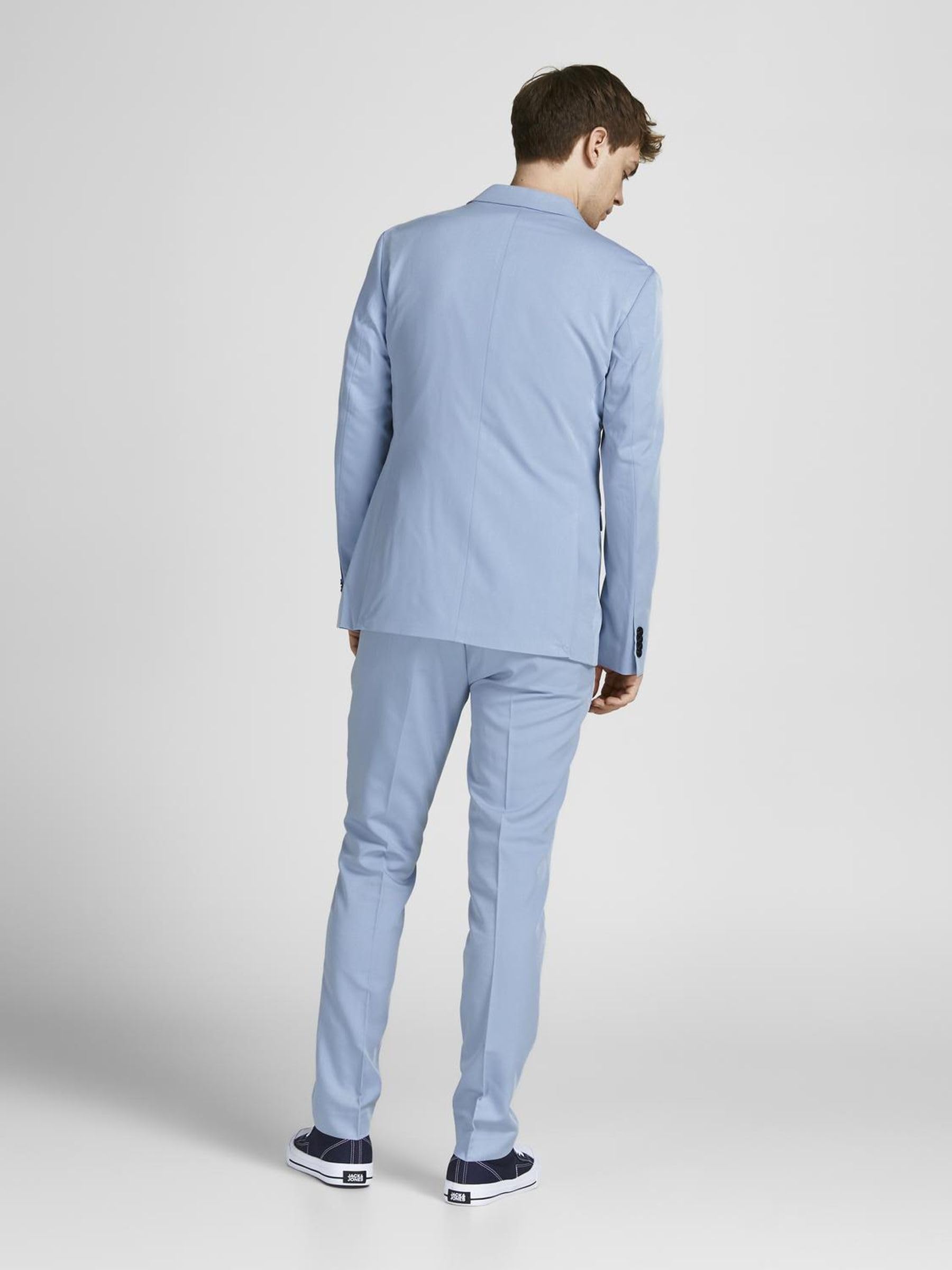 JACK & JONES Blazer JPRFRANCO Super Slim Fit Blazer Hombre, Ashley Blue, 50