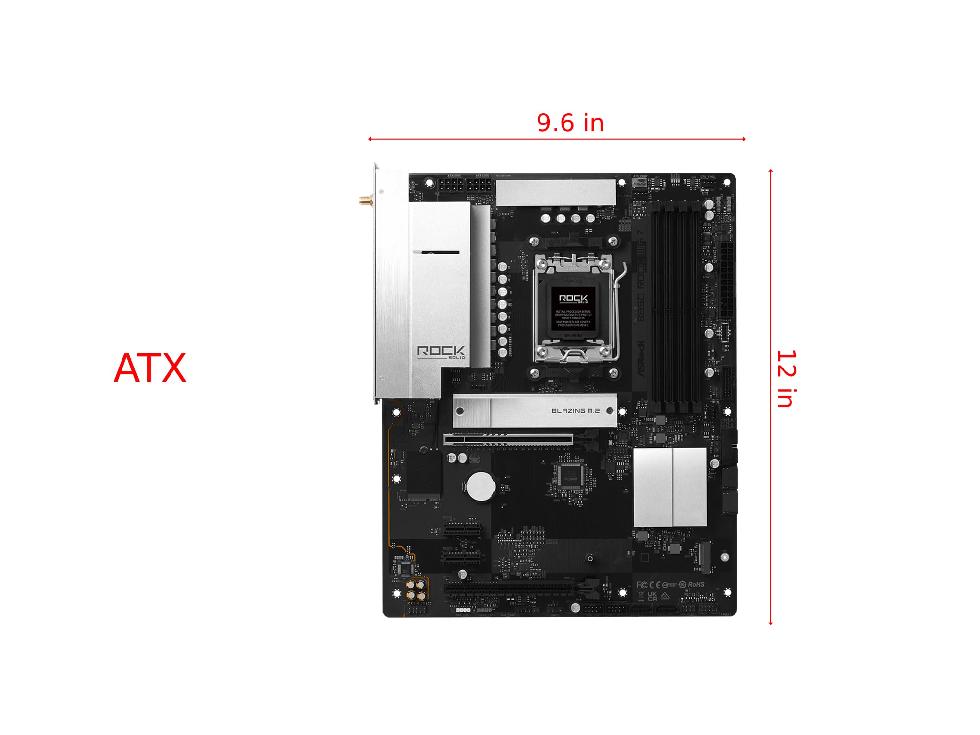 Amazon | ASRock マザーボード B850 Rock WiFi7 AMD Ryzen 9000 / 8000
