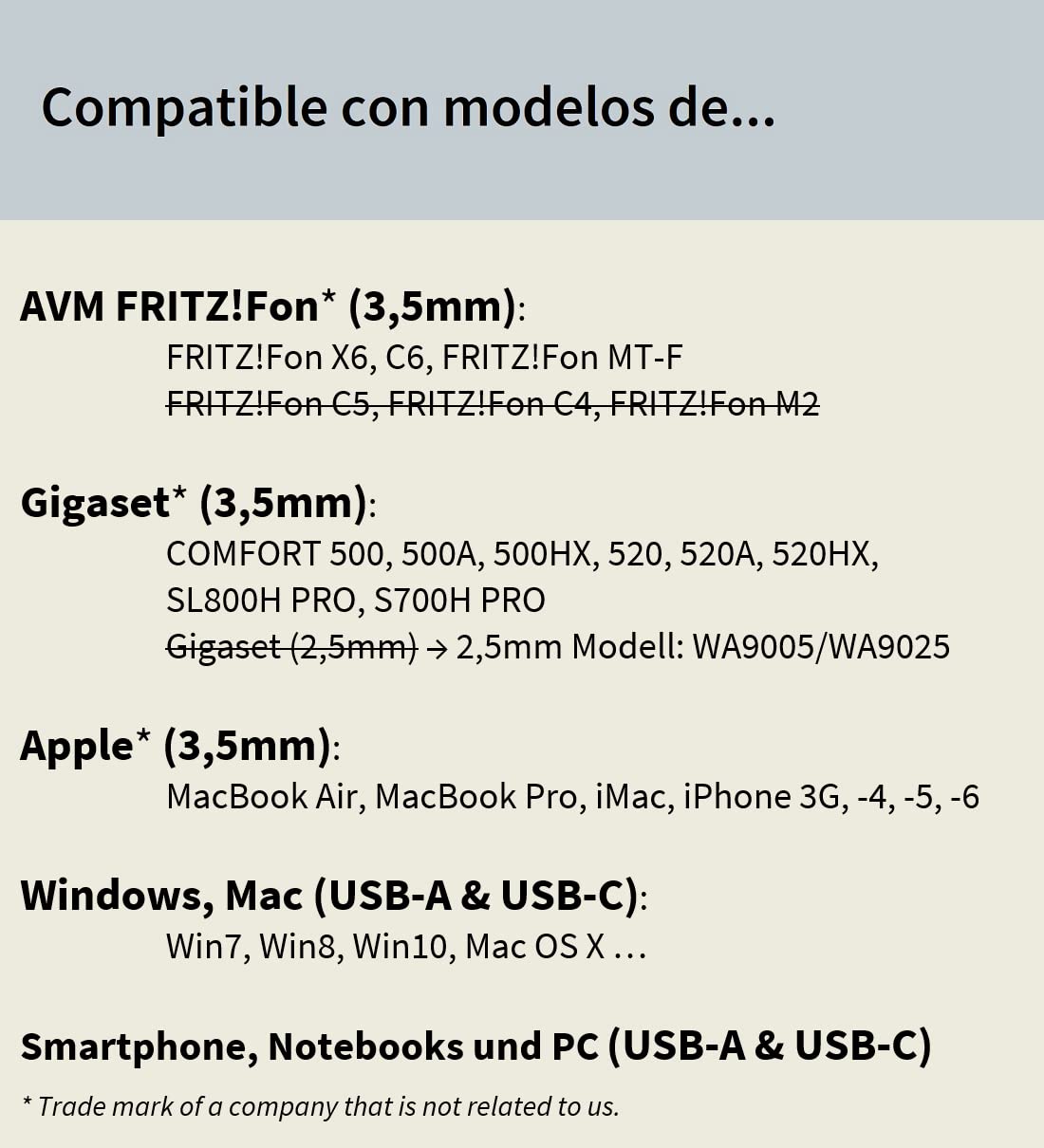 GEQUDIO Auriculares con conexión USB-A, USB-C y Jack de 3,5 mm adecuados para PC y Mac - Almohadillas de Repuesto para Auriculares - Cable reemplazable - la luz 60g (1 Altavoz)