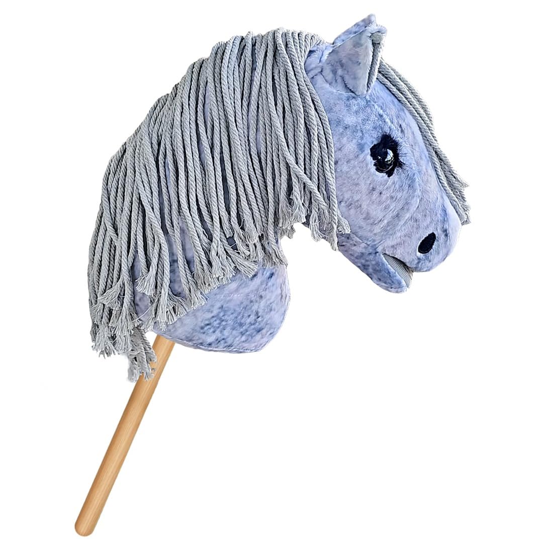 Equimed Medium Hobby Horse Kid-Friendly Realistic Toy Pony Child Exercise Toy (Thomas)