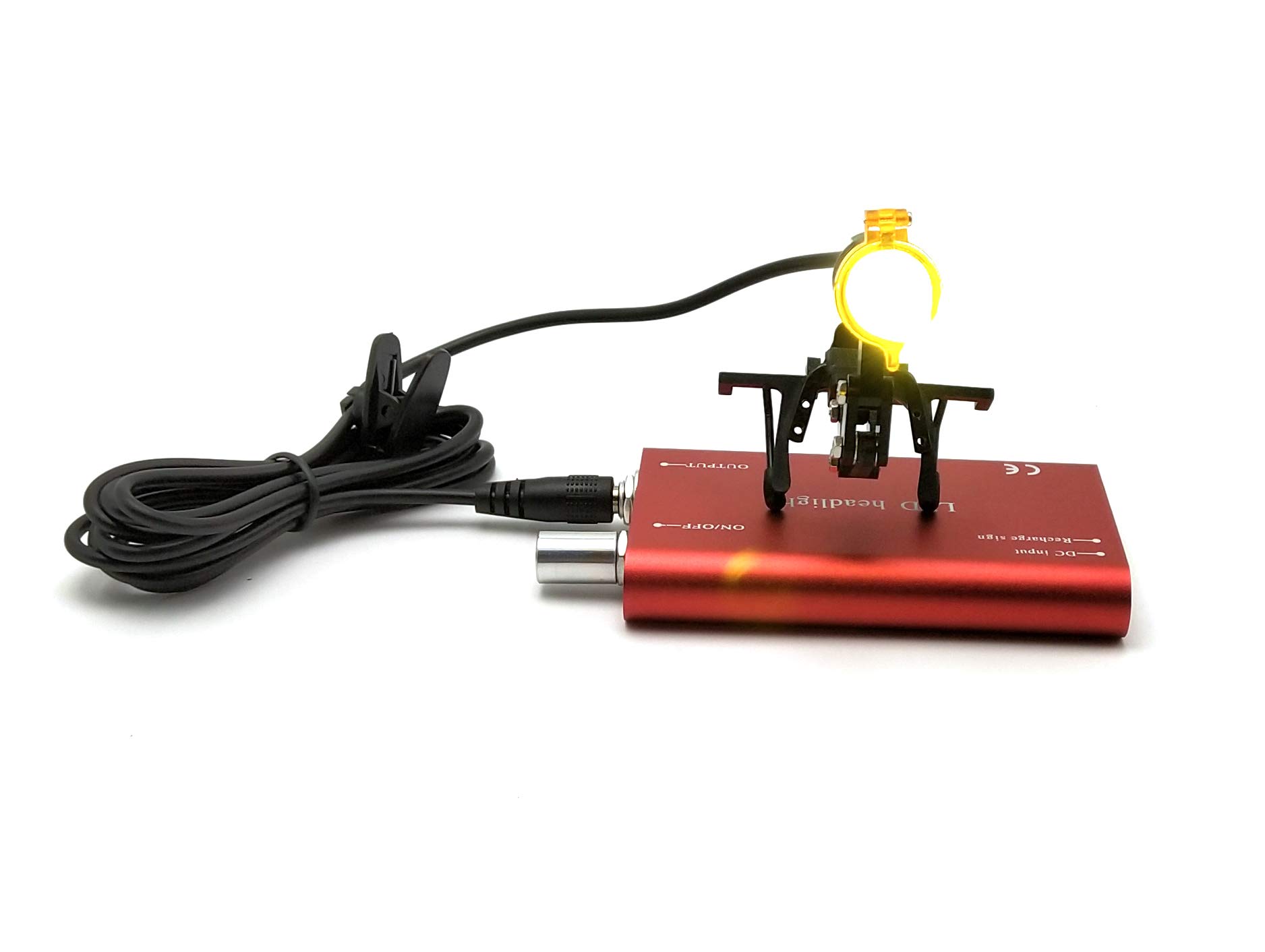 BONEW LED-Scheinwerferlampe mit Filter, 3 W, für zahnärztliche Chirurgie, Rot