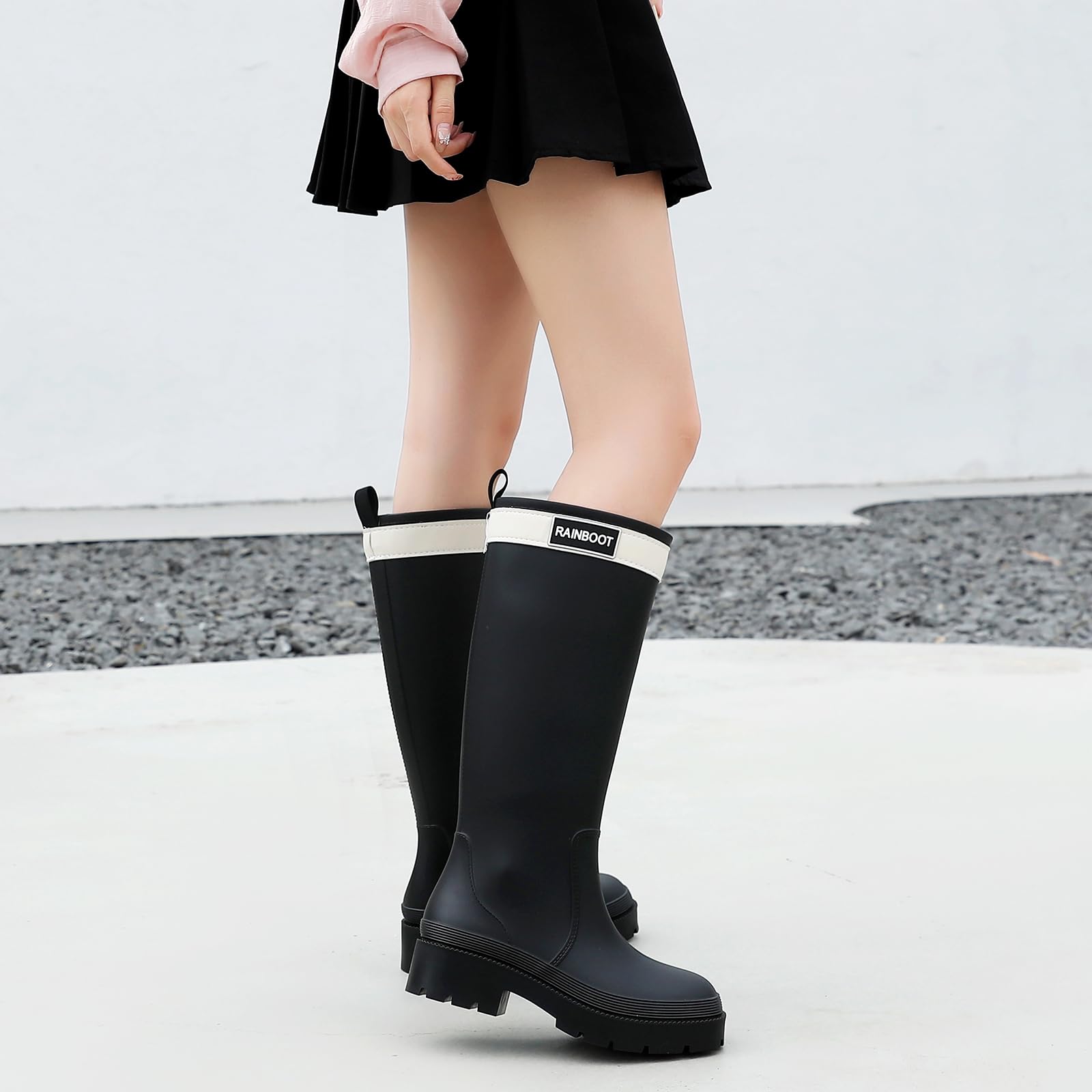 Bottes De Pluie Femme, ImperméAble Et AntidéRapant Bottes