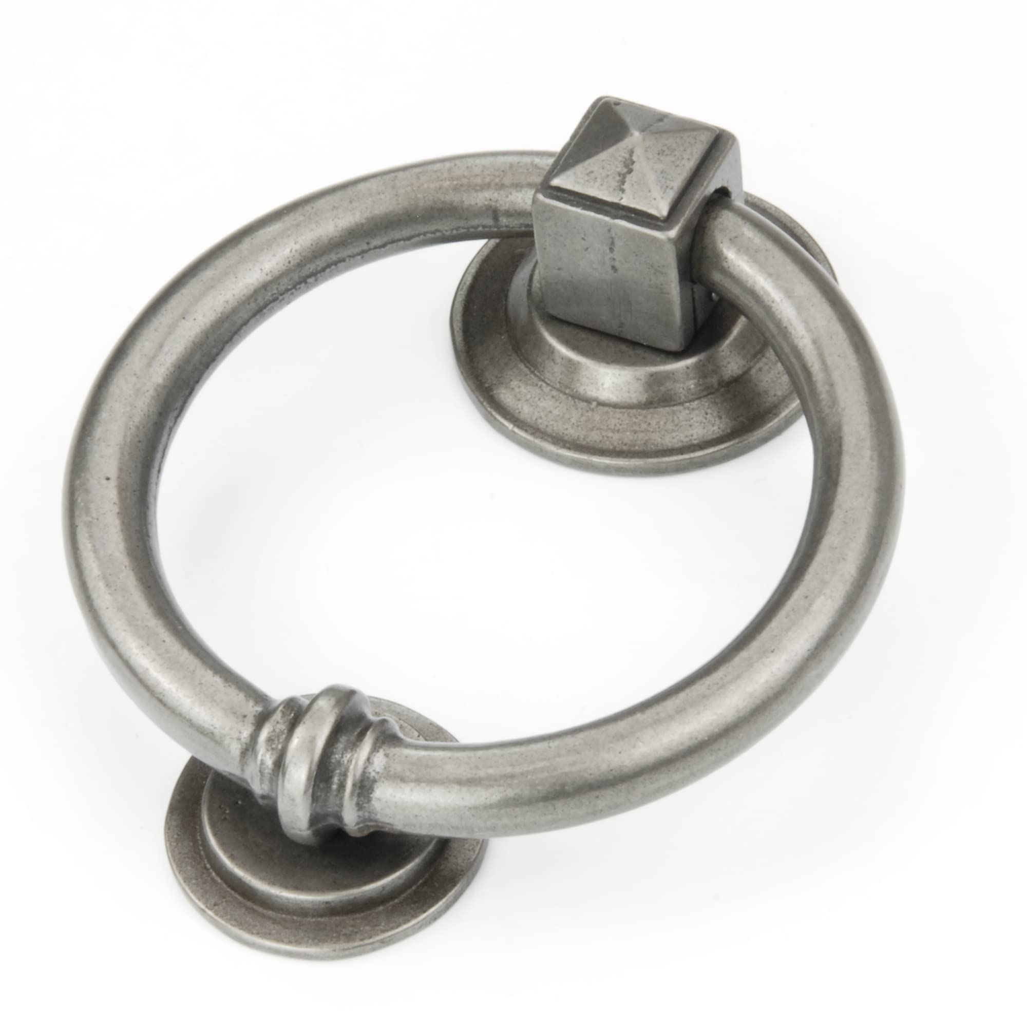 Underground Parts Grey - Cast Iron Jones & Grey - Hampton Front Door Knocker Ring Pewter Grey