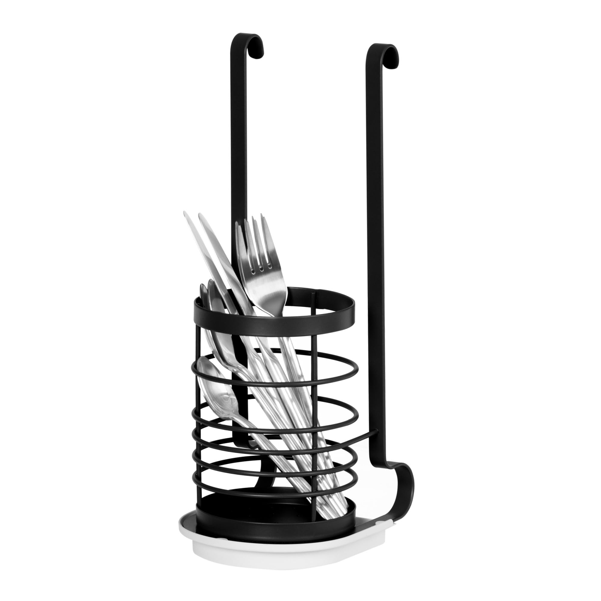 Livivo Hanging Utensil HolderBlack from B&Q