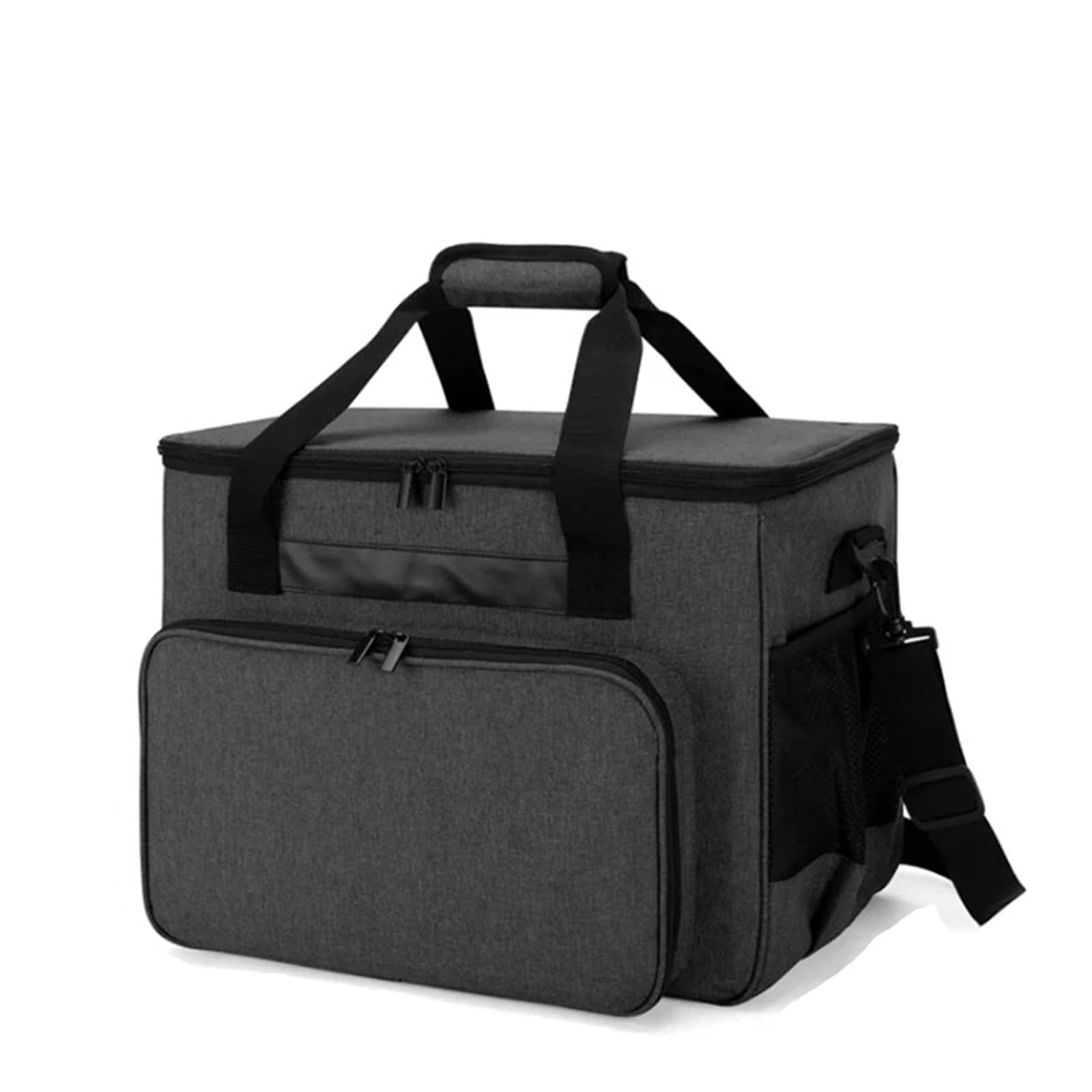 Mango de cierre de poliéster de costura multicapa para suministros de sastrería del hogar, bolsa de almacenamiento de hilos portátil