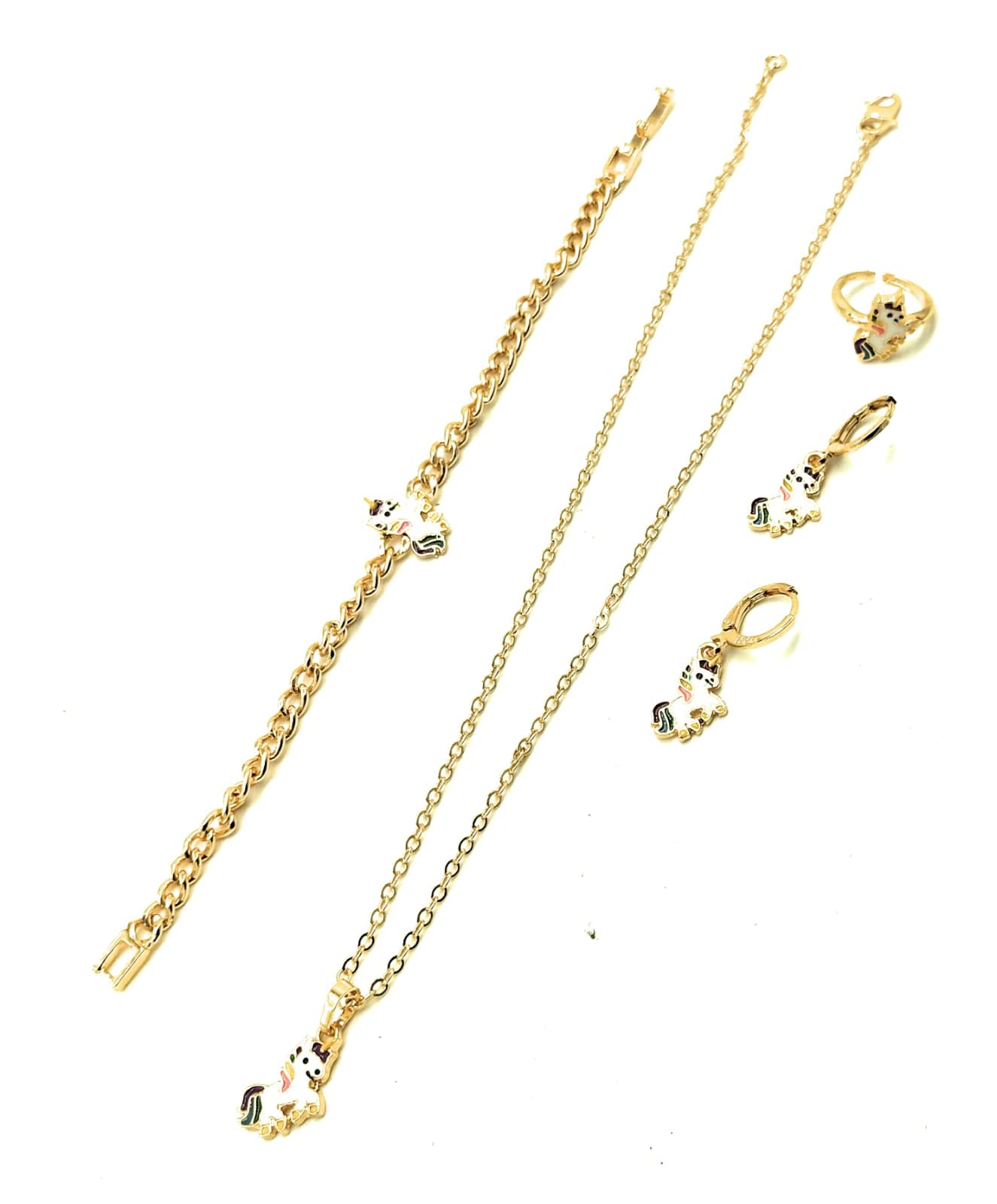 Adc fashions Kids jewellery Combo with pretty pendent with short chain,earrings,girls braclet and small finger ring(suitable for below 8 year girls) (Unicorn) ADC [2144] (B08KWPDTSP) Amazon Price History, Amazon Price Tracker