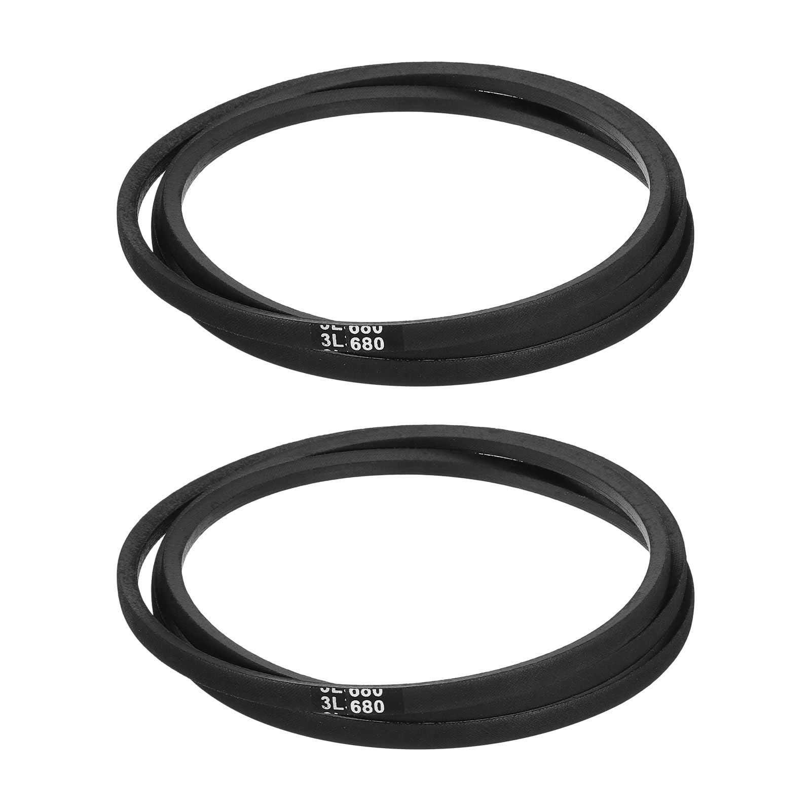 uxcell 3L240 Classic Wrapped Rubber V-Belt, 24"(610mm) Outside Circumference, 3L Profile V Belt 3/8" Width 7/32" Height — view 222