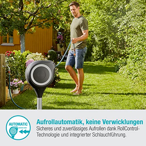 ️Gardena GartenSchlauchbox Rollup M (weiß) 20 m Schwenkbare