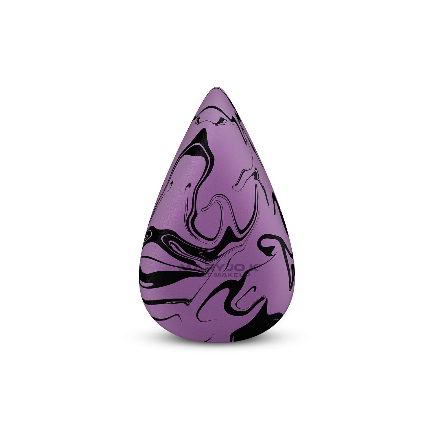 MARY JO K Studio Finish Beauty Blender | Infinity Design for Precise Application | Infinity Tapered Tip + Dual-rounded Base | Perfect for both Powder & Liquid Makeup Products | Available in 6 Colors | (Black & Purple)-image-10