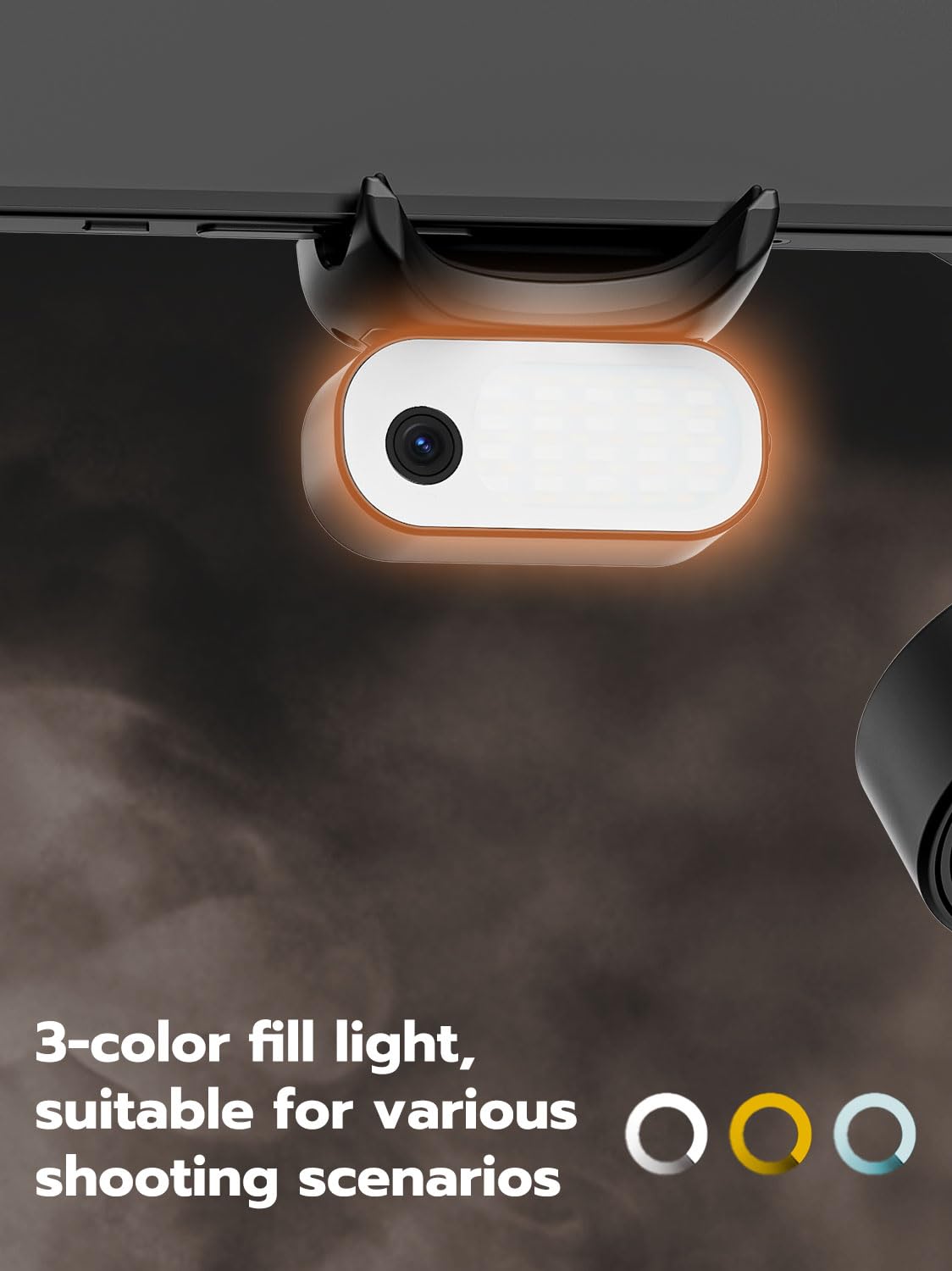 AOCHUAN Stabilizzatore cardanico per iPhone, modulo di tracciamento AI e luce di riempimento, 3 assi con telecomando magnetico, un clic rilascio del treppiede, asta di prolunga integrata, Smart X3 AI