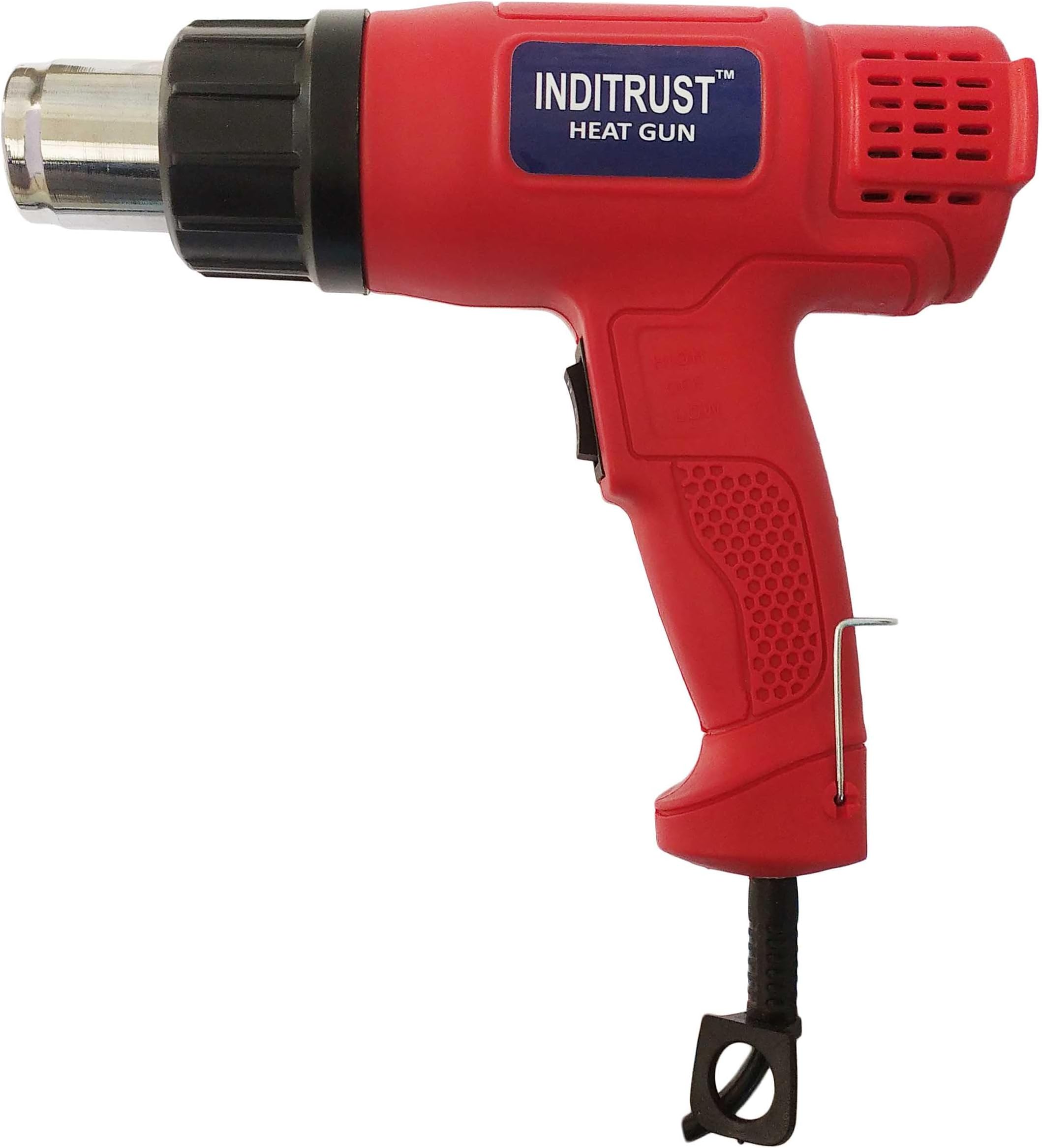 Inditrust 1pc Compact Heat gun with Copper Element 2000 W Hot air gun for Home and Professional Use (RED)