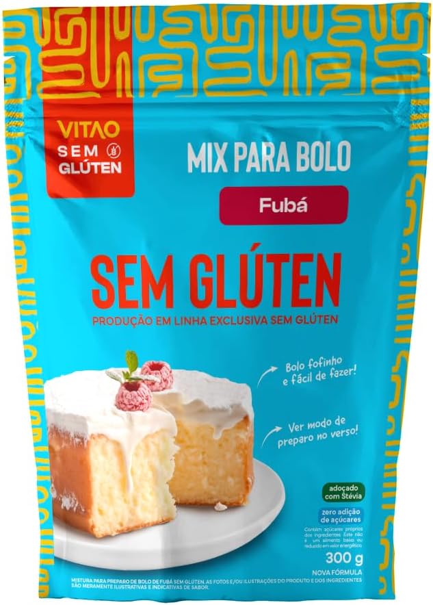 Vitao Mix Bolo Sem Glúten Fuba