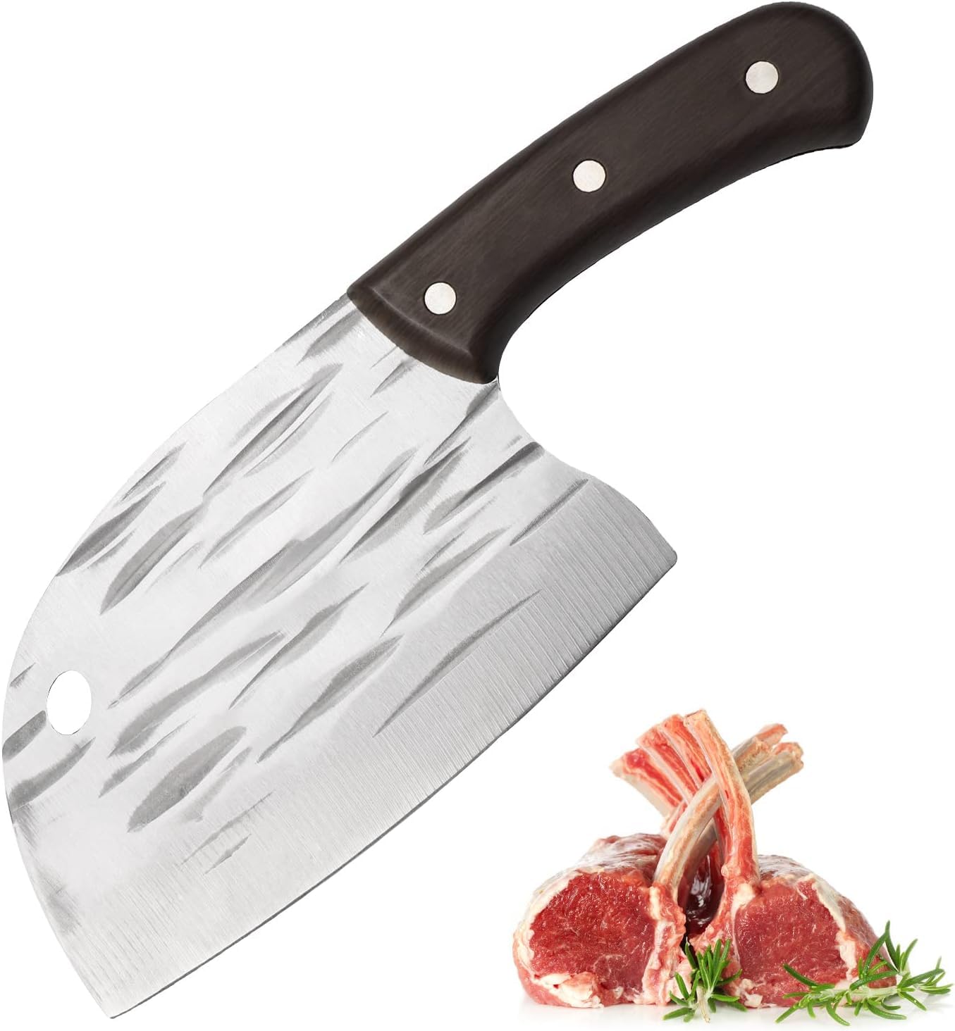 RAMNATH IMPEX High_Carbon_Stainless_Steel 6 Inch Blade Meat Cleaver Knife For Kitchen Heavy Duty Japanese Bone Cutter Knife Boning Knife Outdoor Multi-Purpose Knife Butcher Knife (B0D844SBHL) Amazon Price History, Amazon Price Tracker