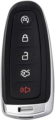 Miniatura 1 de Repuesto para llavero Ford compatible con Ford Flex Edge Focus Taurus Lincoln MKS MKT MKX entrada remota sin llave (for-I)