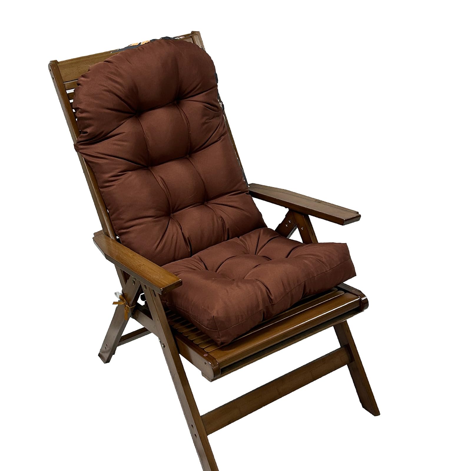 Rocking Chair Cushion,Patio Rocker Chairs Replacement Cushions with Ties High Back Wicker Chair Cushions Lounge Chairs Seat Cushions for Outdoor Porch Garden（Exclude Chairs）