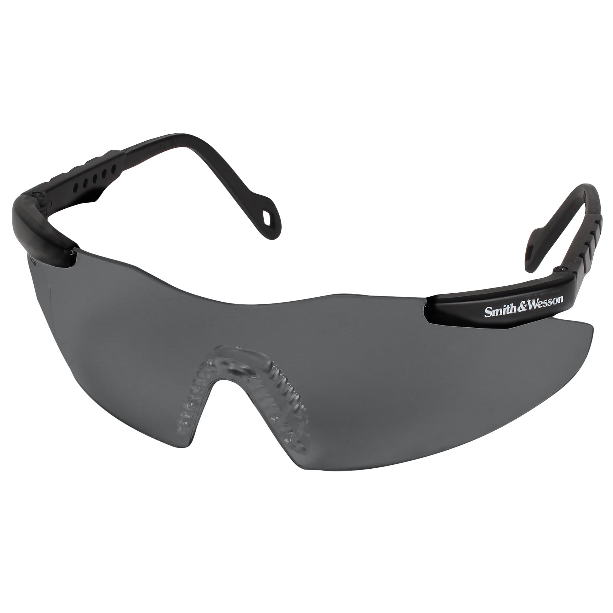 Smith and Wesson Safety Glasses (19823), Magnum 3G Safety Eyewear, Smoke Lenses with Black Frame