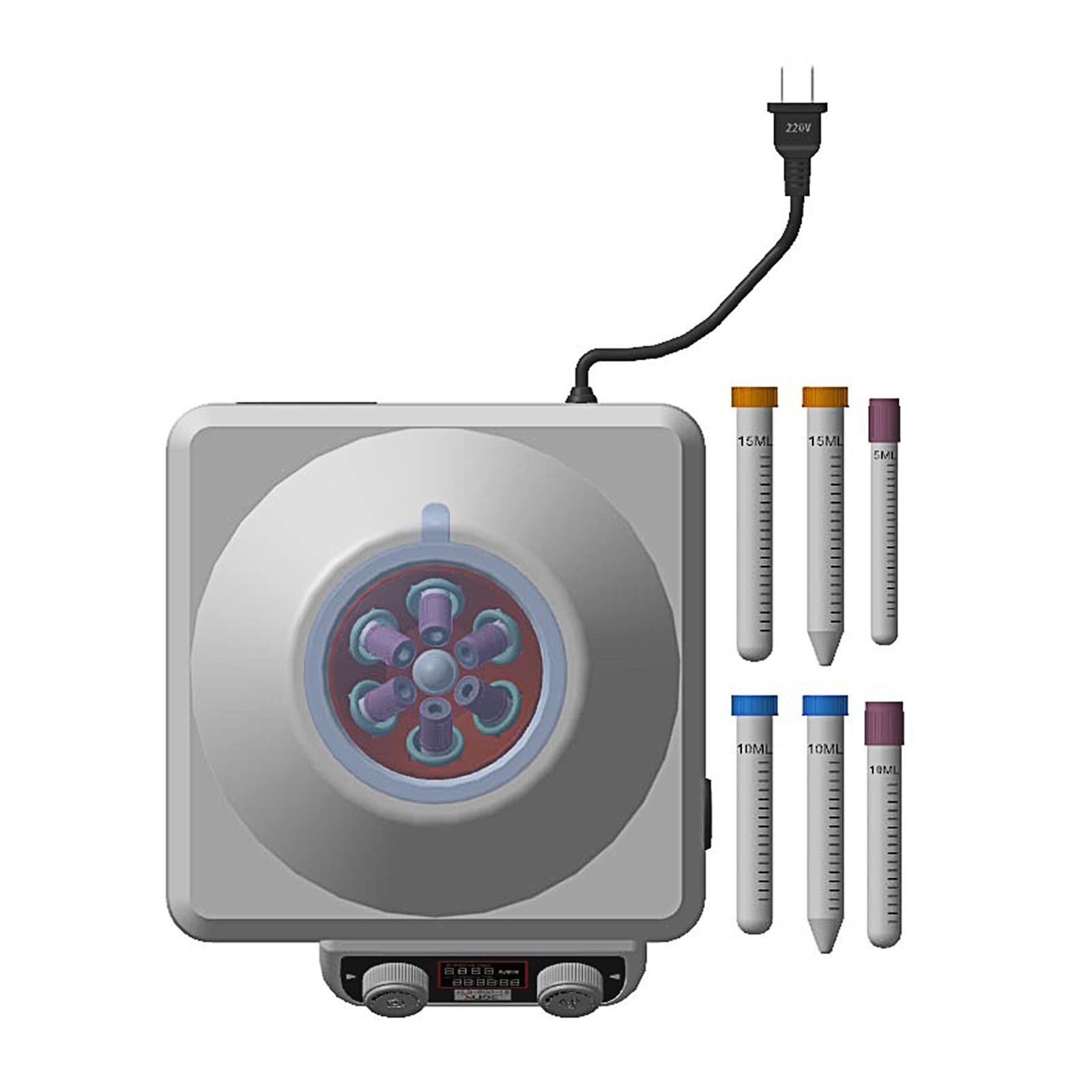 Sérum d'isolat de PRP de Machine de Pratique médicale de centrifugeuse de Laboratoire électrique de 4000RPM avec Le Tube de centrifugeuse de 5mL 10mL 15mL