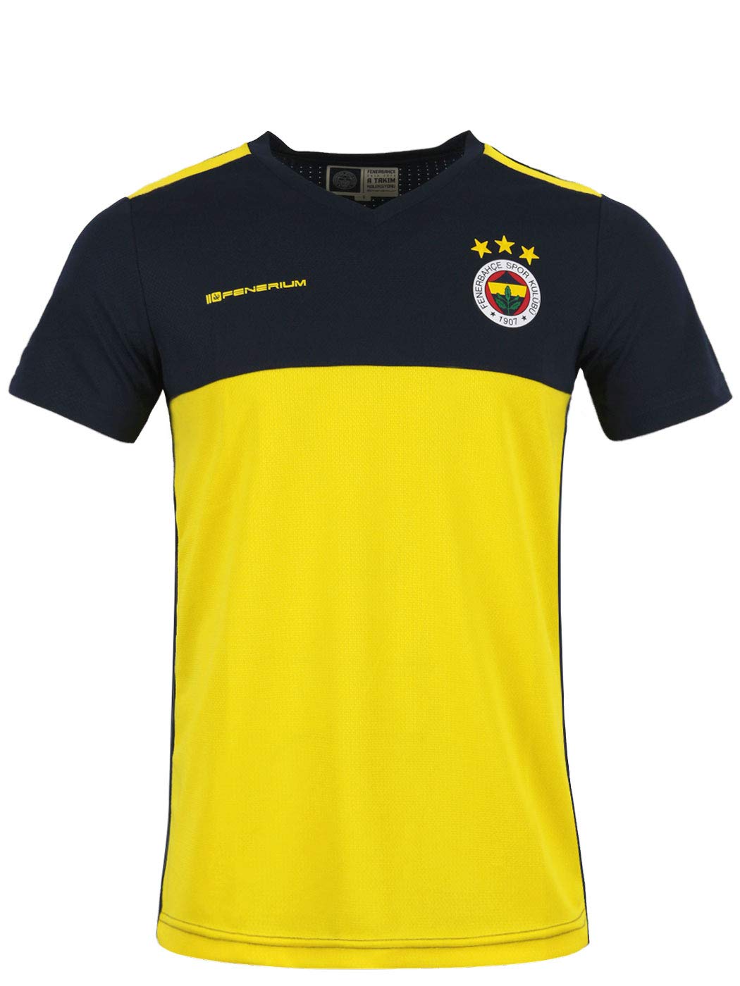 FENERIUM2019/20 Fenerbahce A Team Training Jersey Mens Tshirt (Large, Yellow)