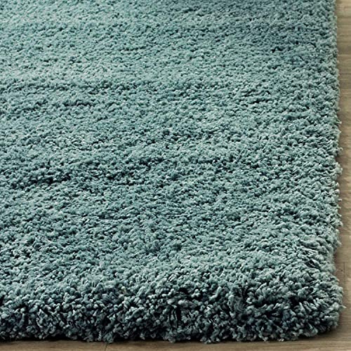 Image of CD Carpet Anti Slip Shaggy Fluffy Fur Rugs and Carpet for Living Room Bedroom Kids Room Plain Circle Carpets for Home with 2 Inch Thickness (Color Royal Blue Size 7x7 Feet Round)