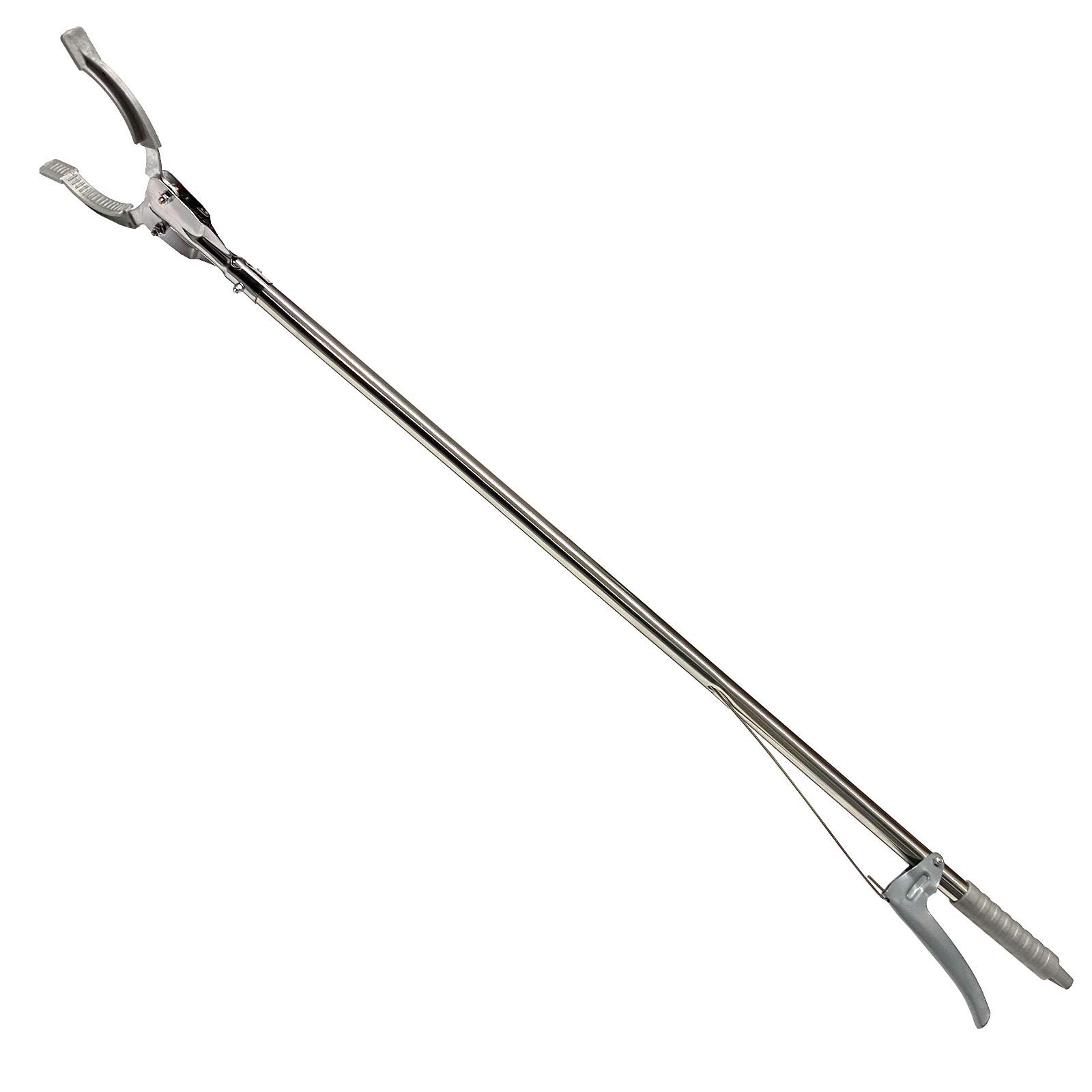 HAC24 8er Set Greifzange Müllzange Metall Greifhilfe Abfall Müll 90cm Greifer Greifarm Müllsammler Müllgreifer Abfallgreifer