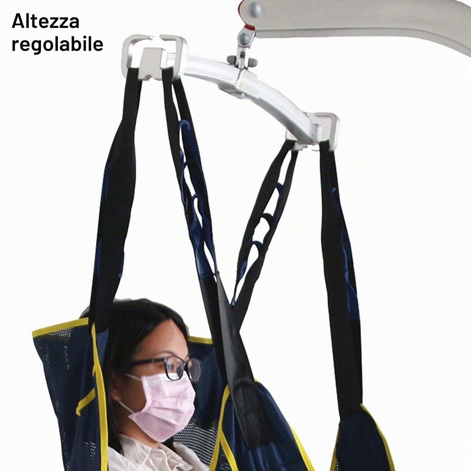 Sollevatore Paziente Imbracatura Toilette con Imbracatura Toilette E Cintura di Trasferimento Chirurgico Attrezzatura Medica Sollevamento Imbracatura per Disabili Sollevamalati