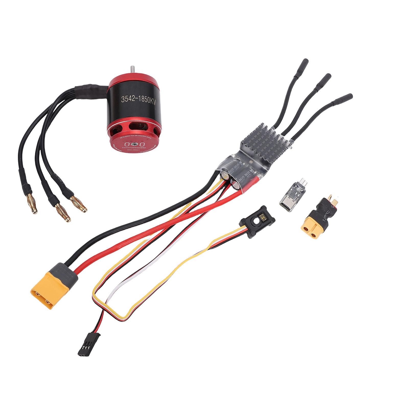 Sonew Zestaw Silnika Bezszczotkowego 1850KV i Regulatora do /10 RC