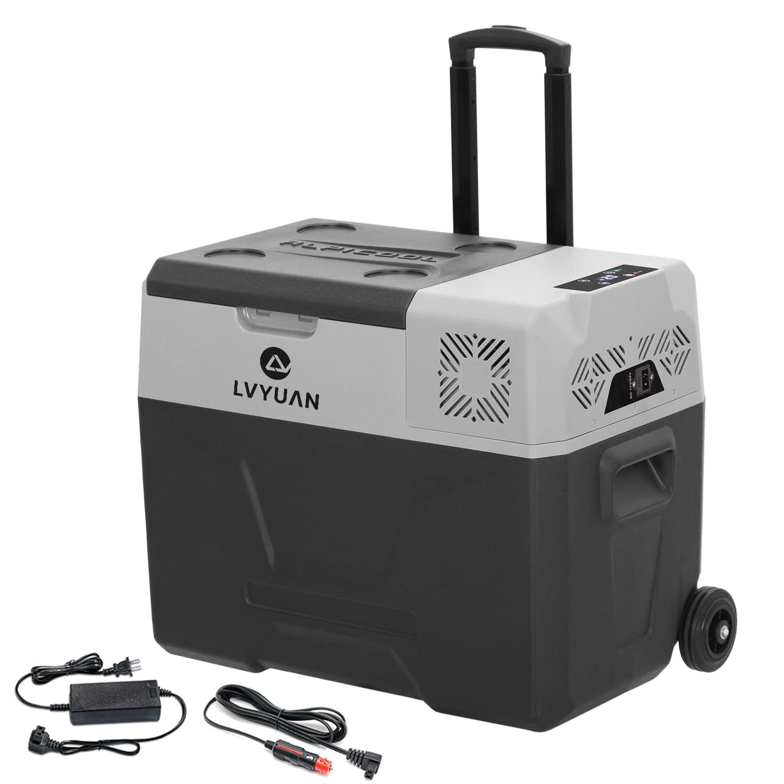 Amazon.co.jp: LVYUAN 車載冷蔵庫 冷凍庫 40L 大容量 家庭/車両両用