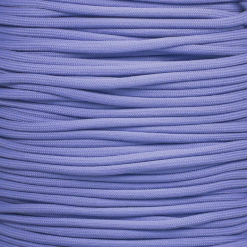 Paracord Planet Solid Color 550lb Paracord – 7 Strand Type III Nylon Cord for Indoor and Outdoor Tasks – Lavender (250 ft)