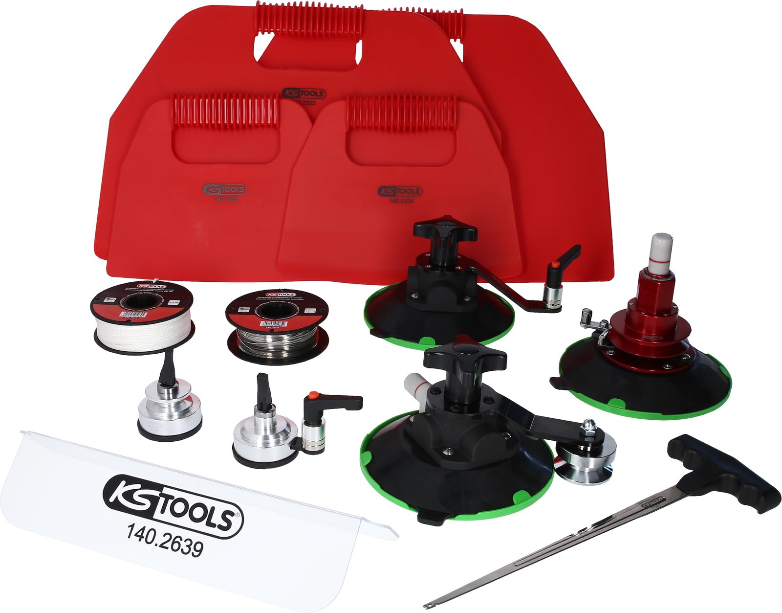 KS Tools 140.2630 Universal Ein-Mann-Betrieb-Scheiben-Austrenngerät, 13-tlg