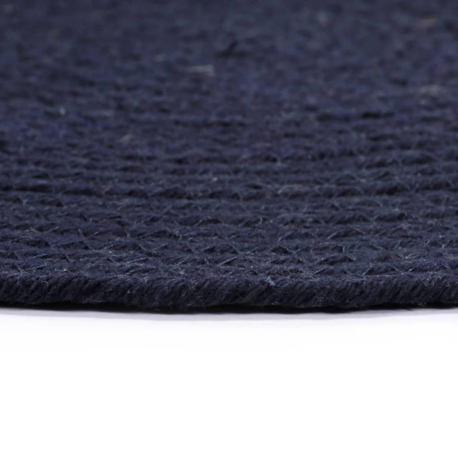 ShGaxin Mantel Individual 6 uds Liso Redondo algodón Azul Marino 38 cm, Salvamanteles Individuales, Placemat, Salva Manteles - SPU:133851