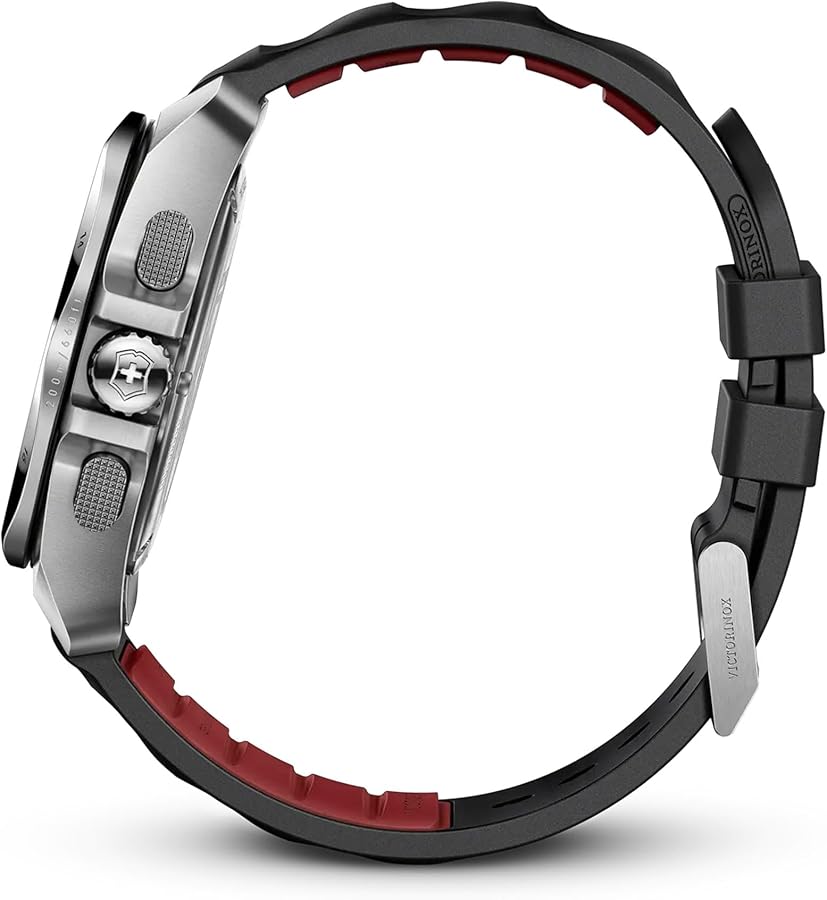 Amazon.com: Victorinox I.N.O.X. Chrono Black Dial Black Rubber