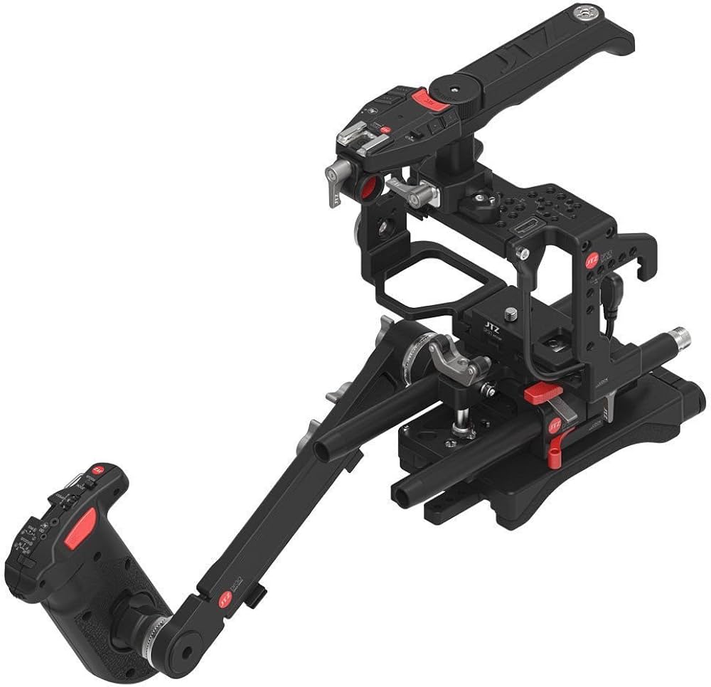 Jtz dp30電子制御ハンドルグリップ肩パッド15?mmロッドサポートDSLRリグ dwos6rj Jtz dp30電子制御ハンドルグリップ肩パッド15?mmロッドサポート
