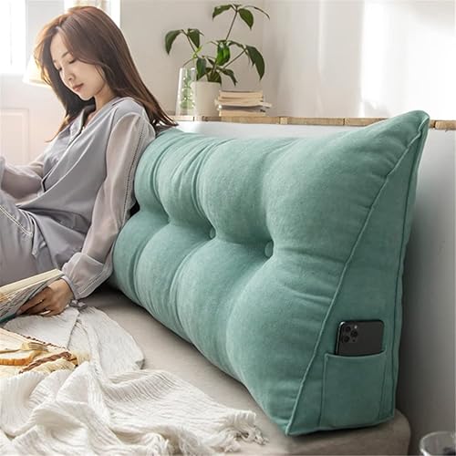 Miniatura 9 de Almohada de cabecero grande almohada de cuña triangular para sofá cama apoyo apoyo apoyo cama almohada de lectura posicionamiento lumbar tapizado