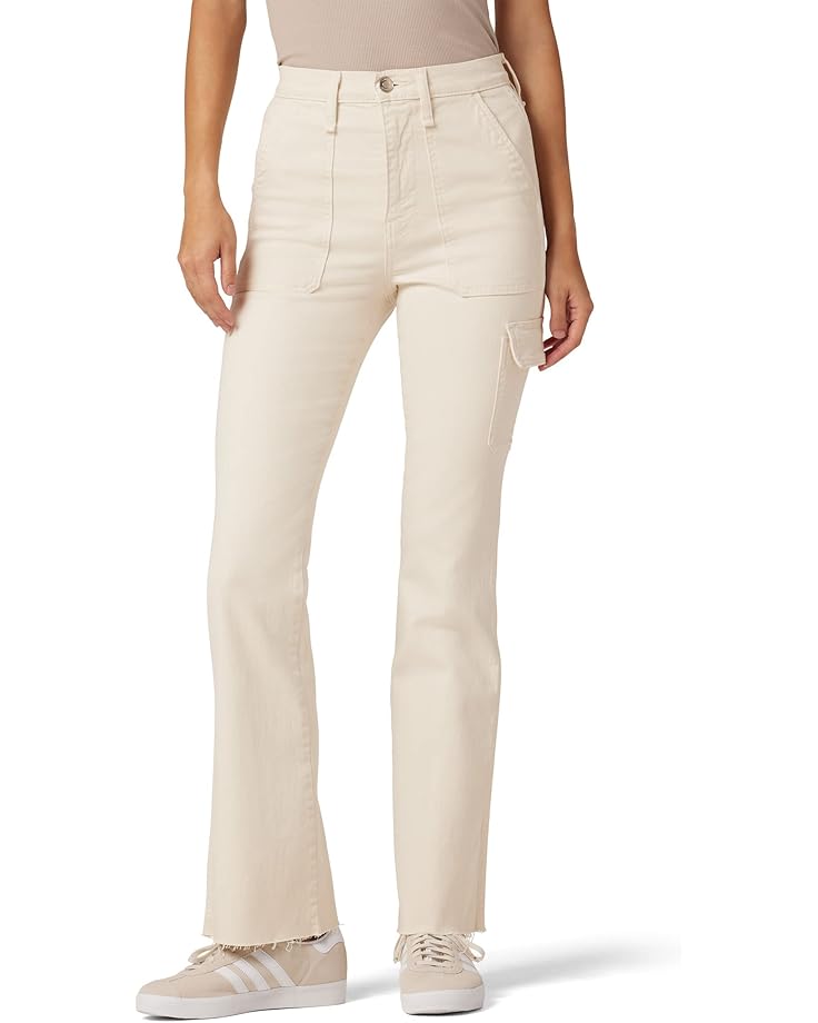 Hudson Jeans Utility Faye Ultra High-Rise Bootcut in Egret - Main View