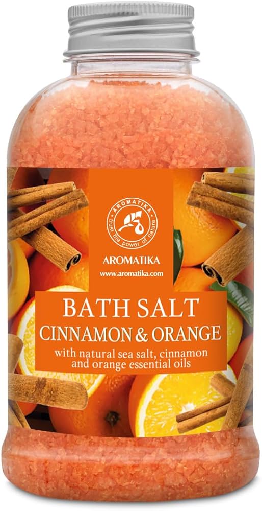 Amazon.com : AROMATIKA Cinnamon-Orange Bath Salt 21.16 Oz