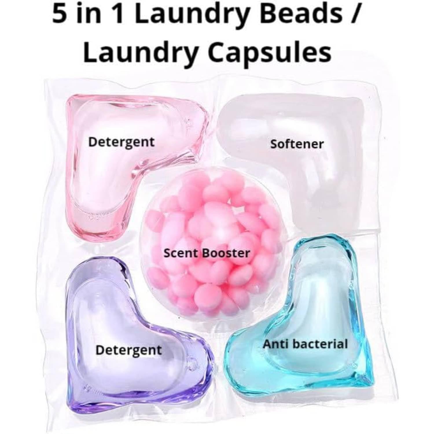 BELARO 5 In 1 Laundry Detergent Soap Pods, Anti-Winding Washing Machine Balls, Reusable Soft Silicone Washing Balls, Alternative for Quick Washing Machines, Laundry Balls Scrubbing Balls (8) 3