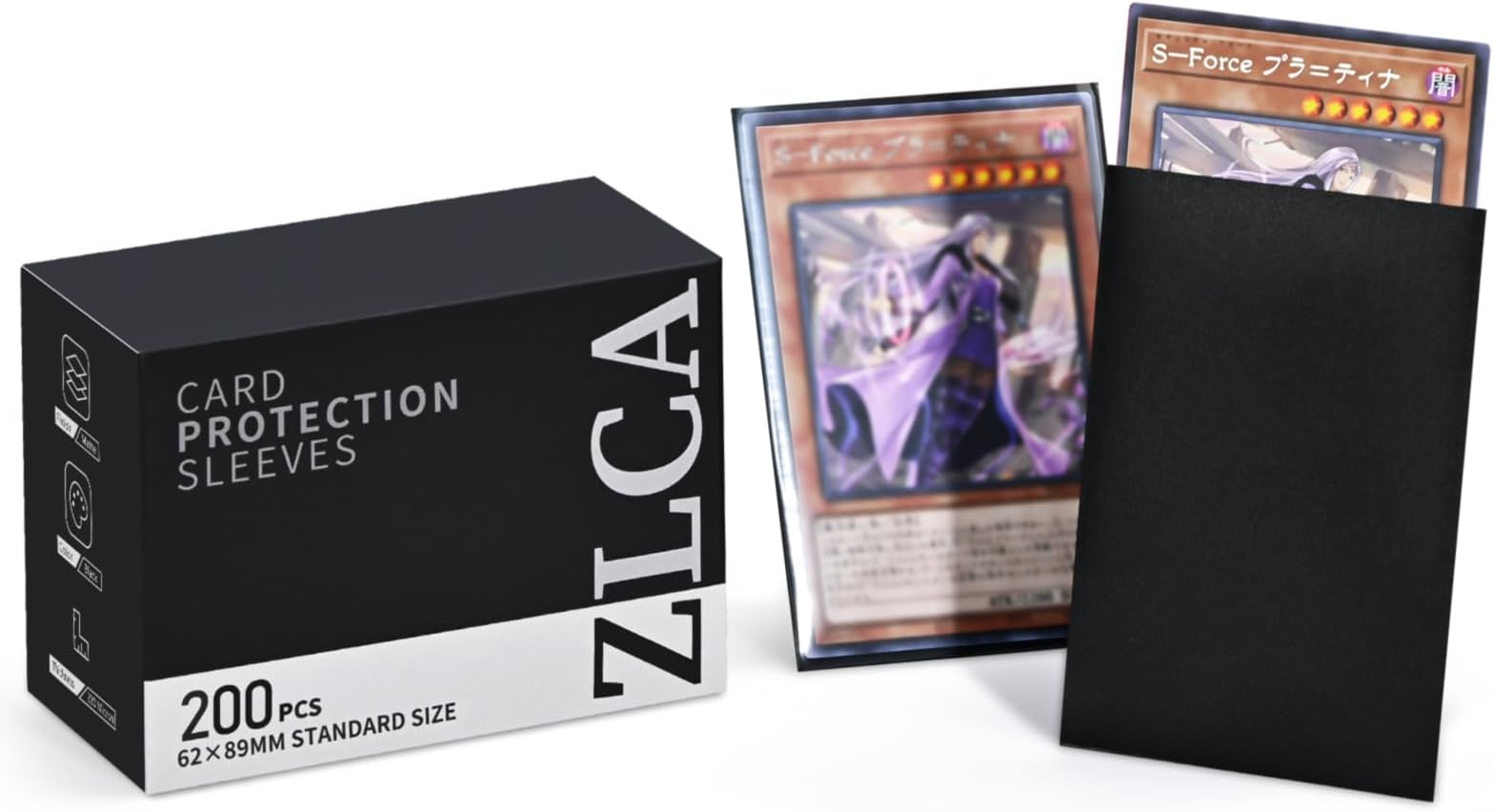 ZLCA Card Sleeves for Japanese Game Cards (200ct), Matte
